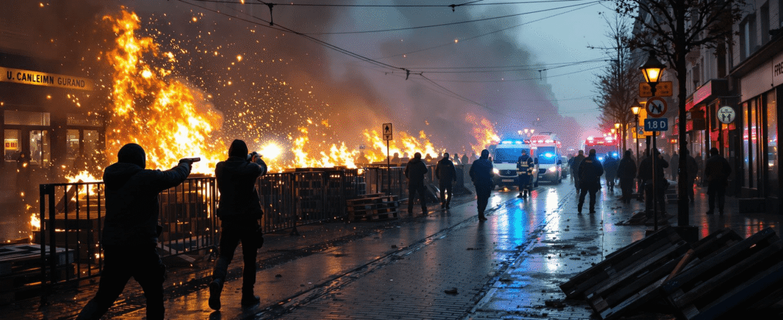 Silvester. Wenn der Krieg ausbricht. Pünktlich. Also ungefähr.