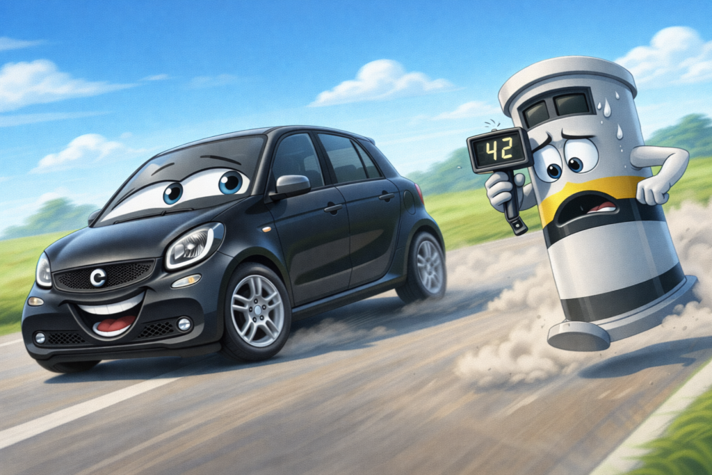 Blitzerapp-Verbot – mein Smart lacht leise und fährt trotzdem weiter